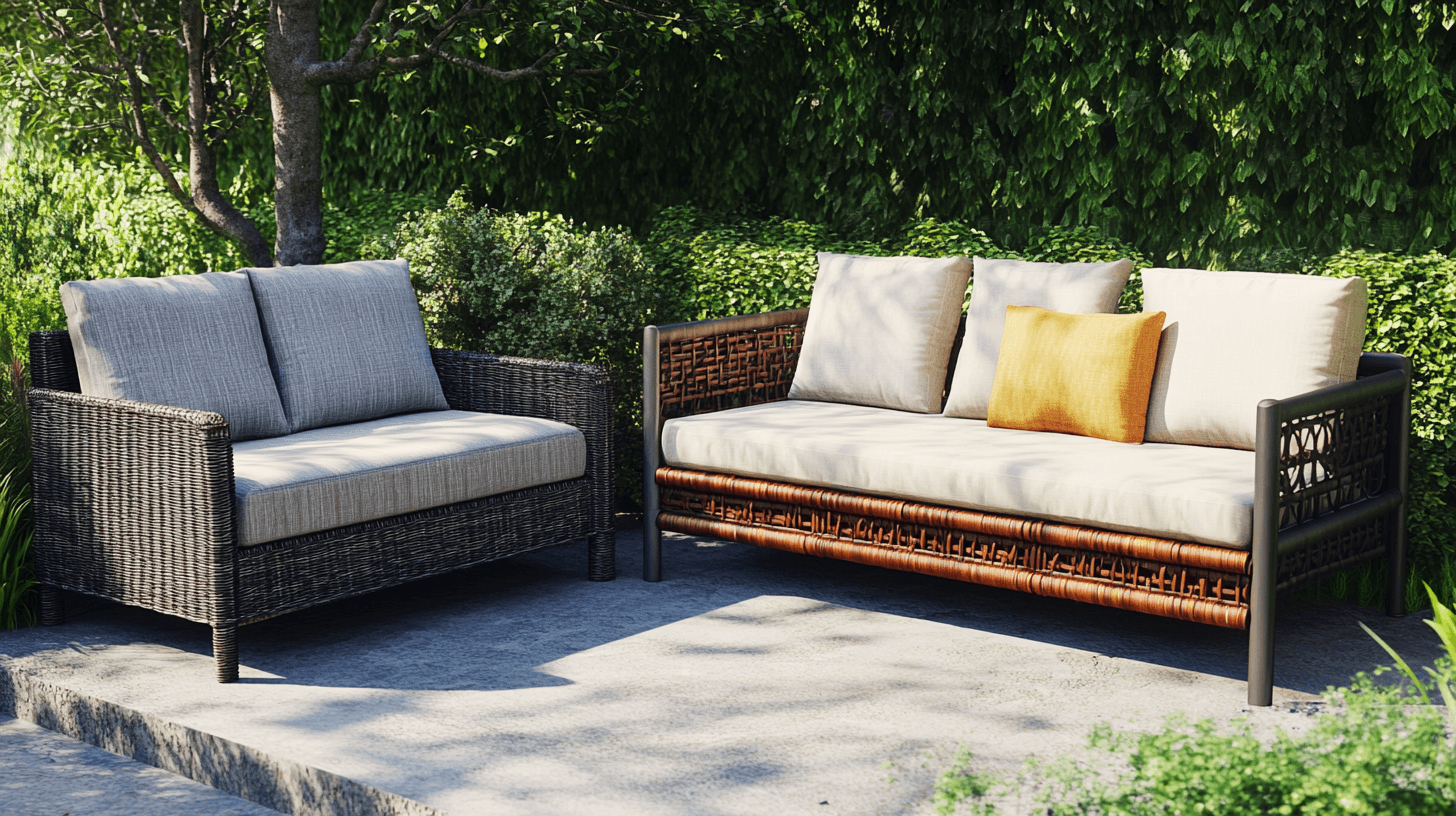 Materialien für Outdoor-Sofas: Langlebigkeit und Pflege