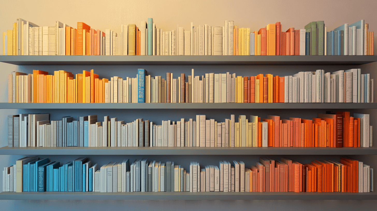 Kreative Wanddekoration mit Büchern