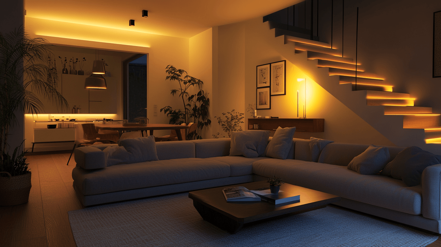 Wohnzimmer mit integrierter Lounge-Ecke: Entspannung pur