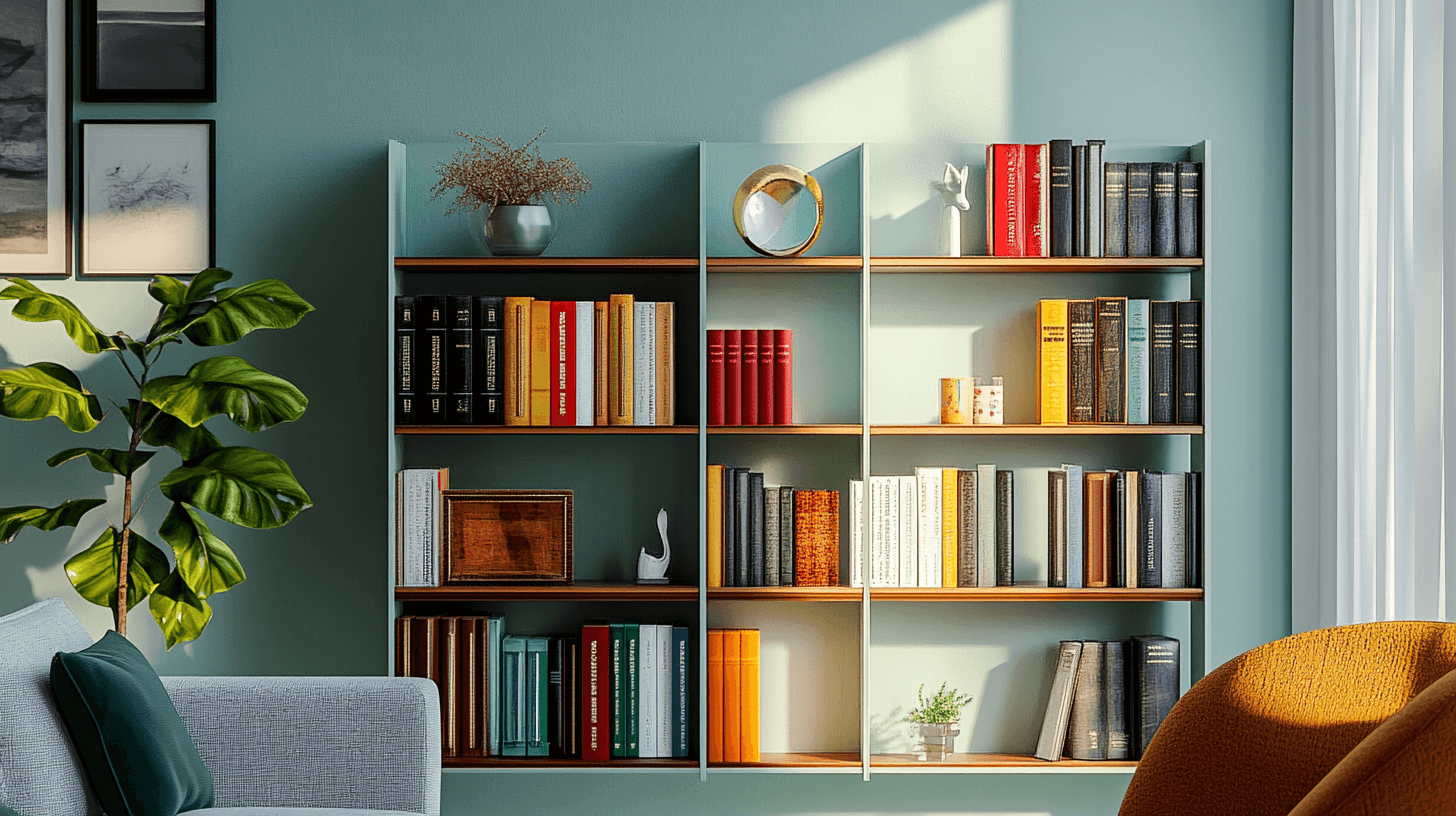 Bücherregale als Blickfang gestalten