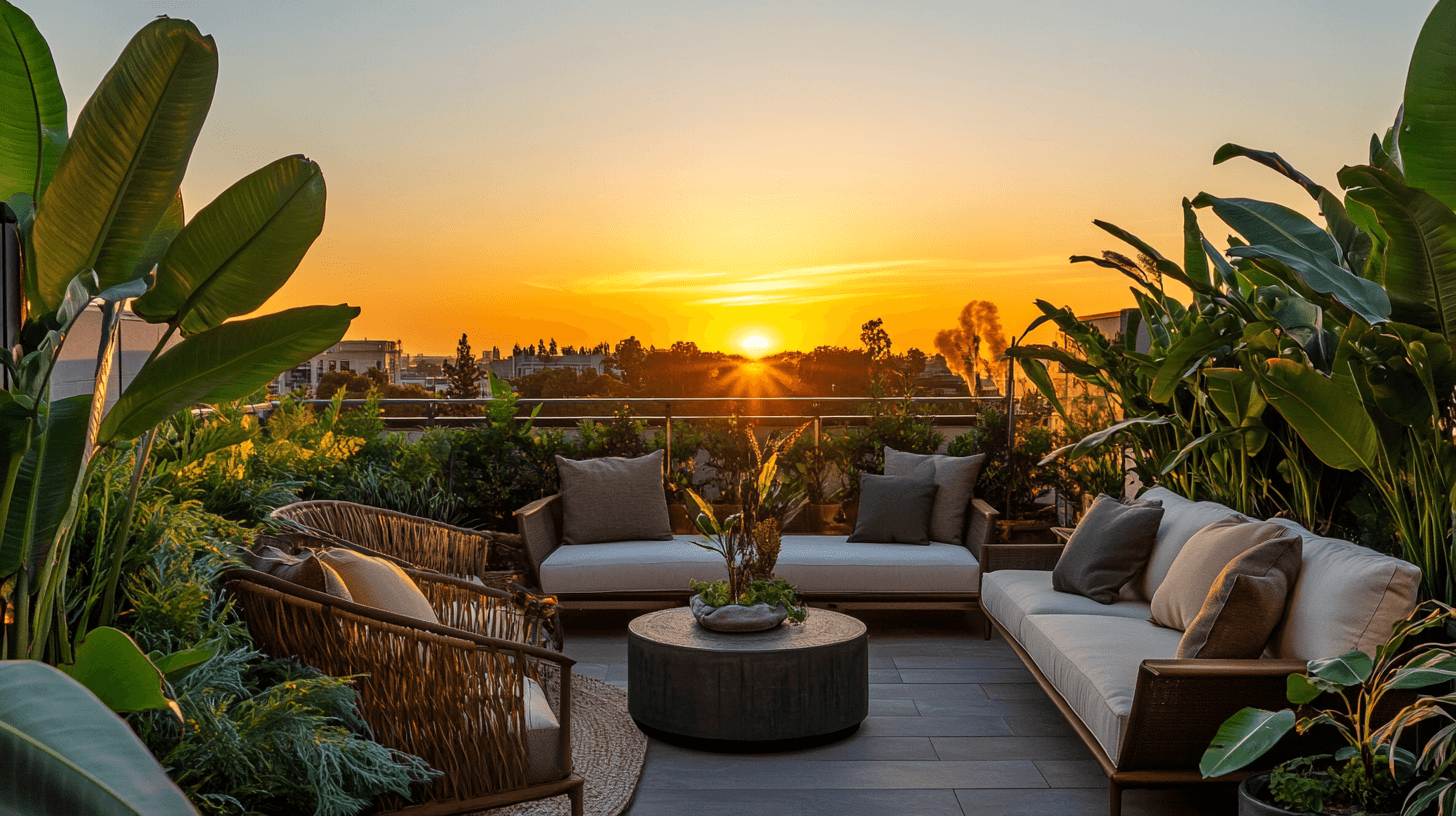Entspannende Dachterrasse: Oase der Ruhe im Freien