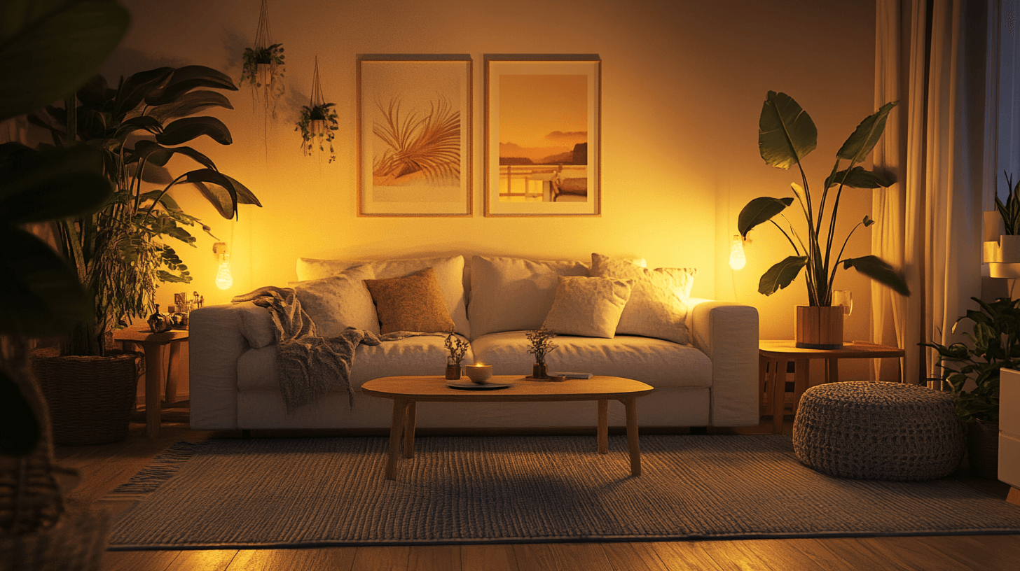 Wohnzimmer mit skandinavischem Touch: Minimalismus trifft Gemütlichkeit