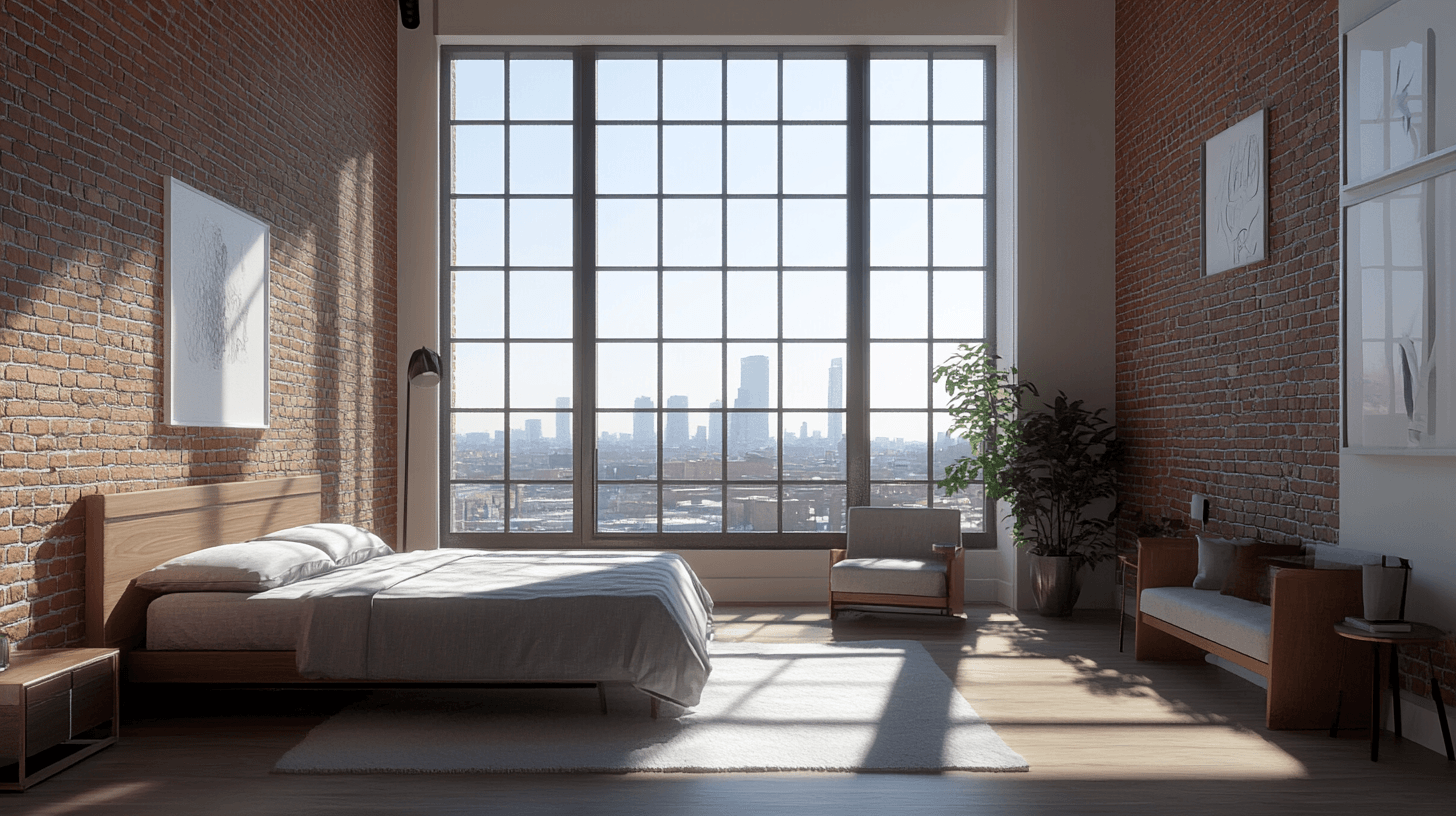 Schlafzimmer im Loft-Stil: Modern und offen gestalten