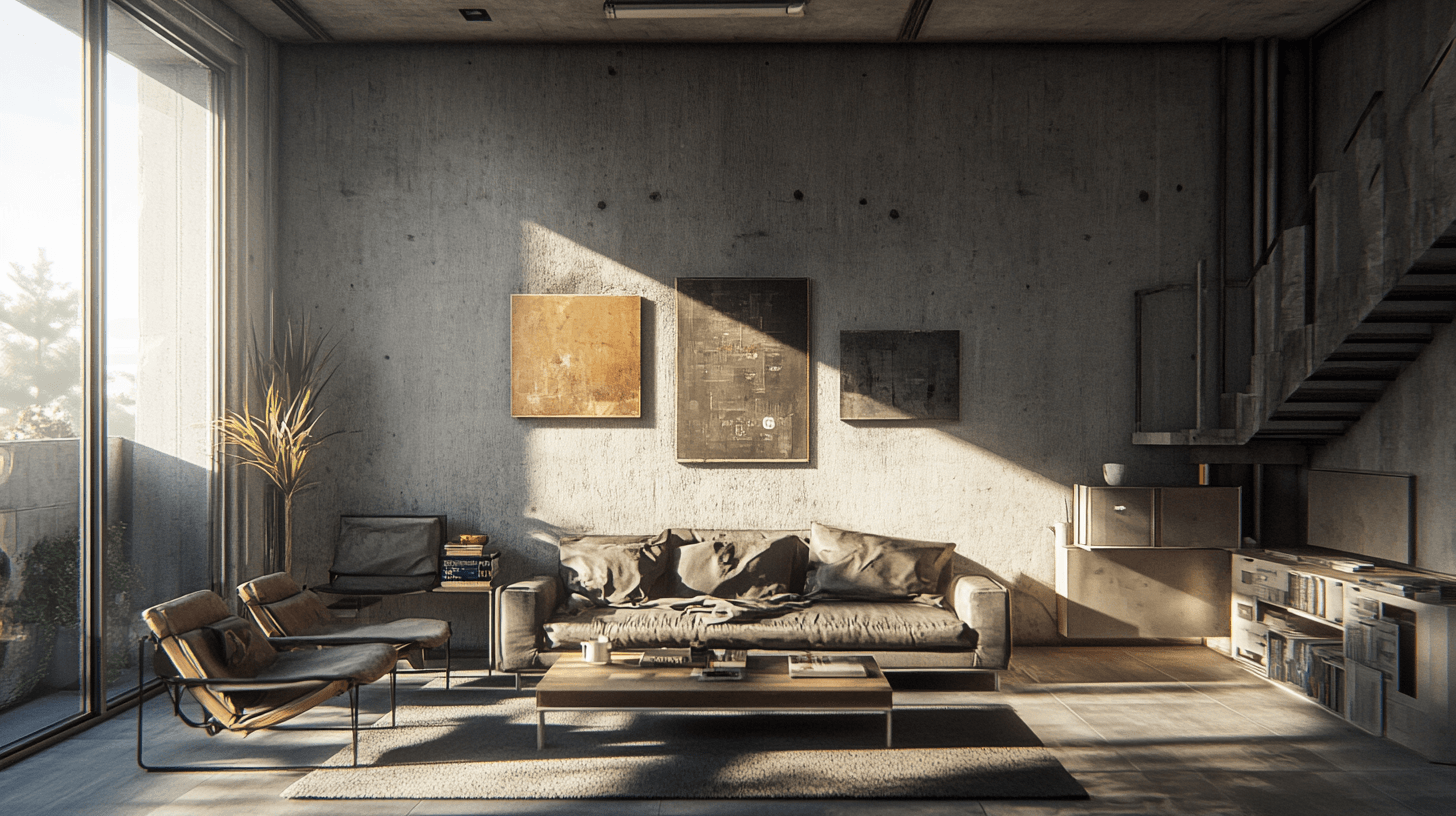Beton als Designelement: Der Industrial-Look für dein Zuhause