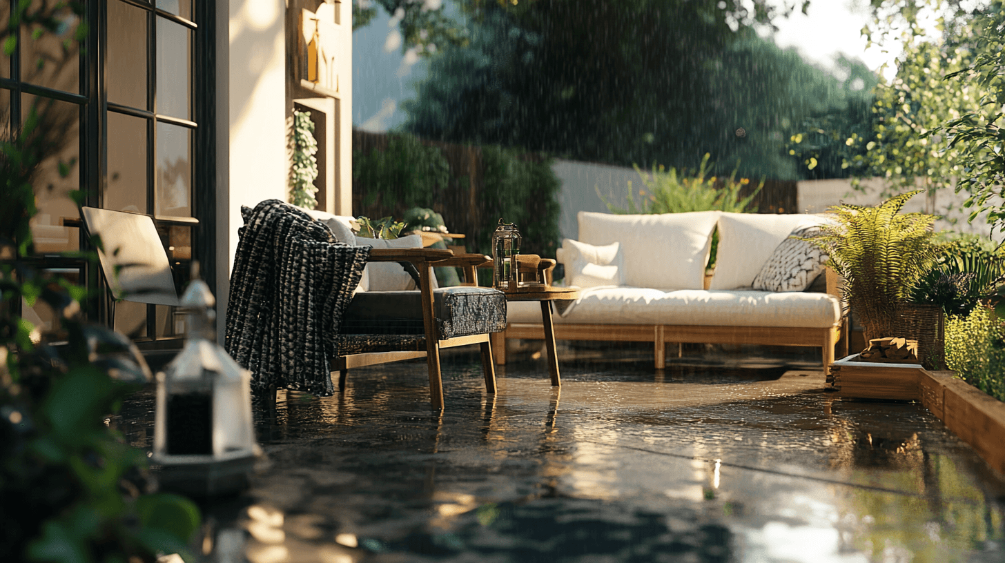 Wasserdichte Outdoor-Deko: Regenfeste Ideen für den Außenbereich