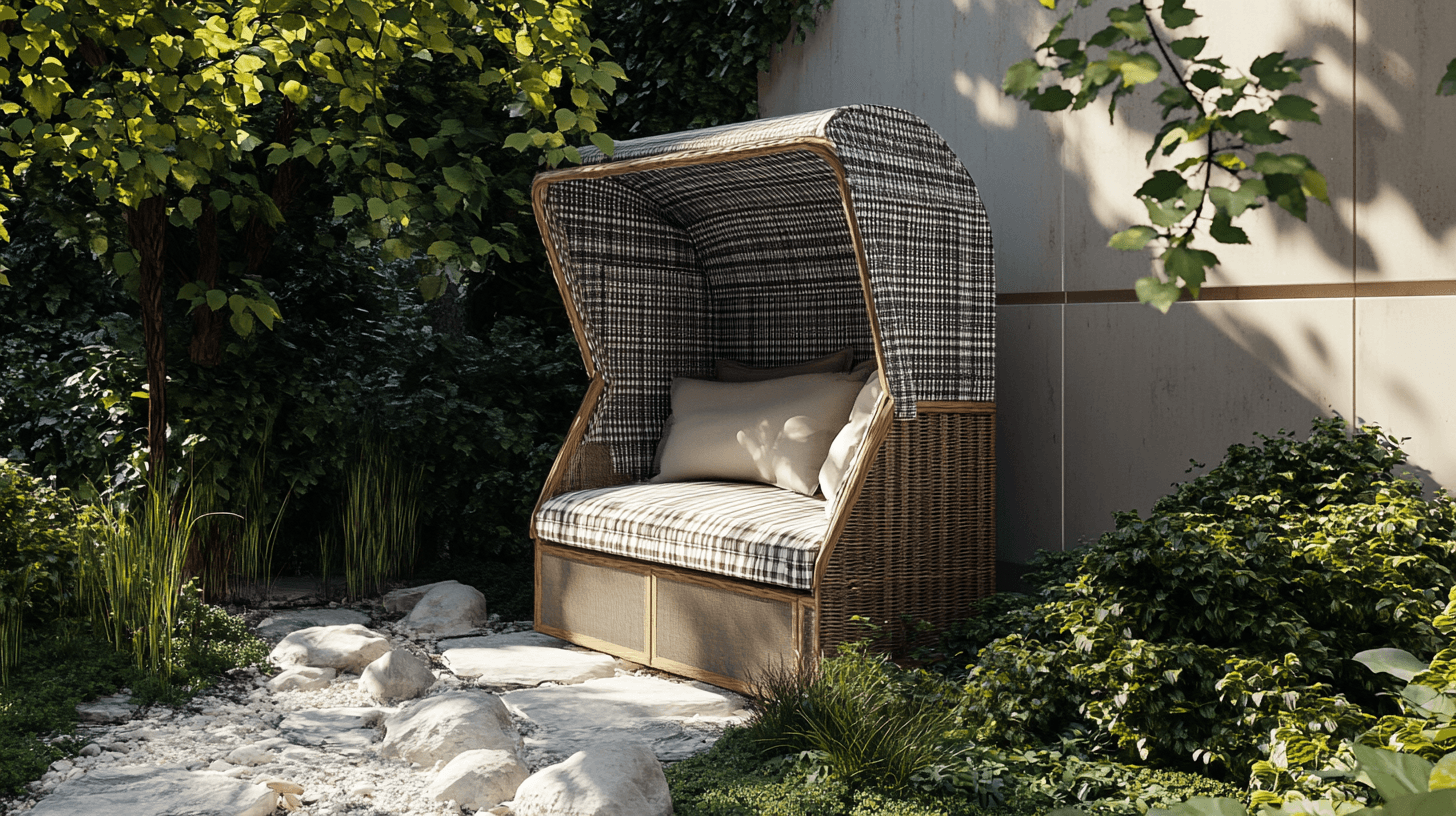 Urlaubsfeeling zu Hause: Strandkörbe für Garten und Balkon