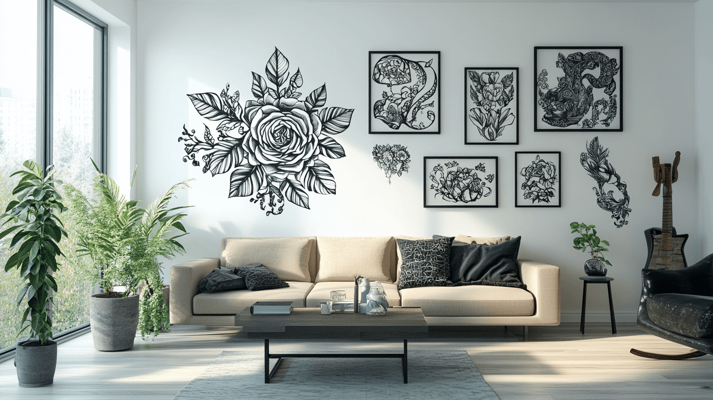 Wandtattoos: Kreative Gestaltungsmöglichkeiten für Wände