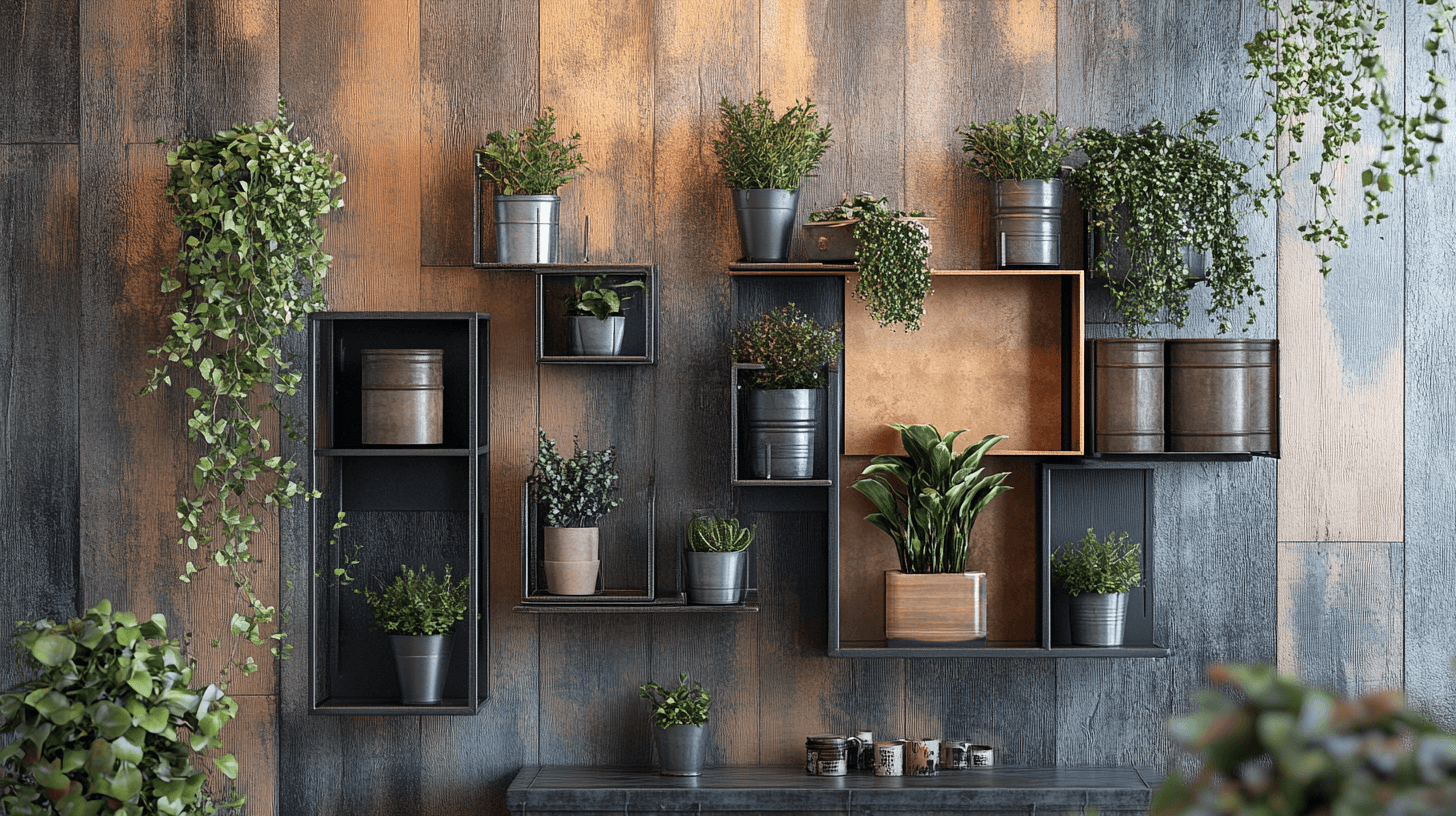 Dekorationselemente für den Scandi Industrial Look