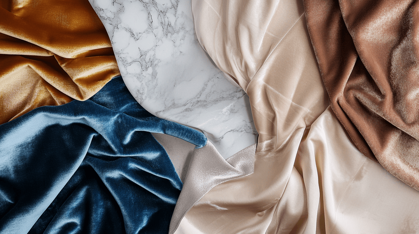 Luxuriöse Materialien für den Glamour-Stil