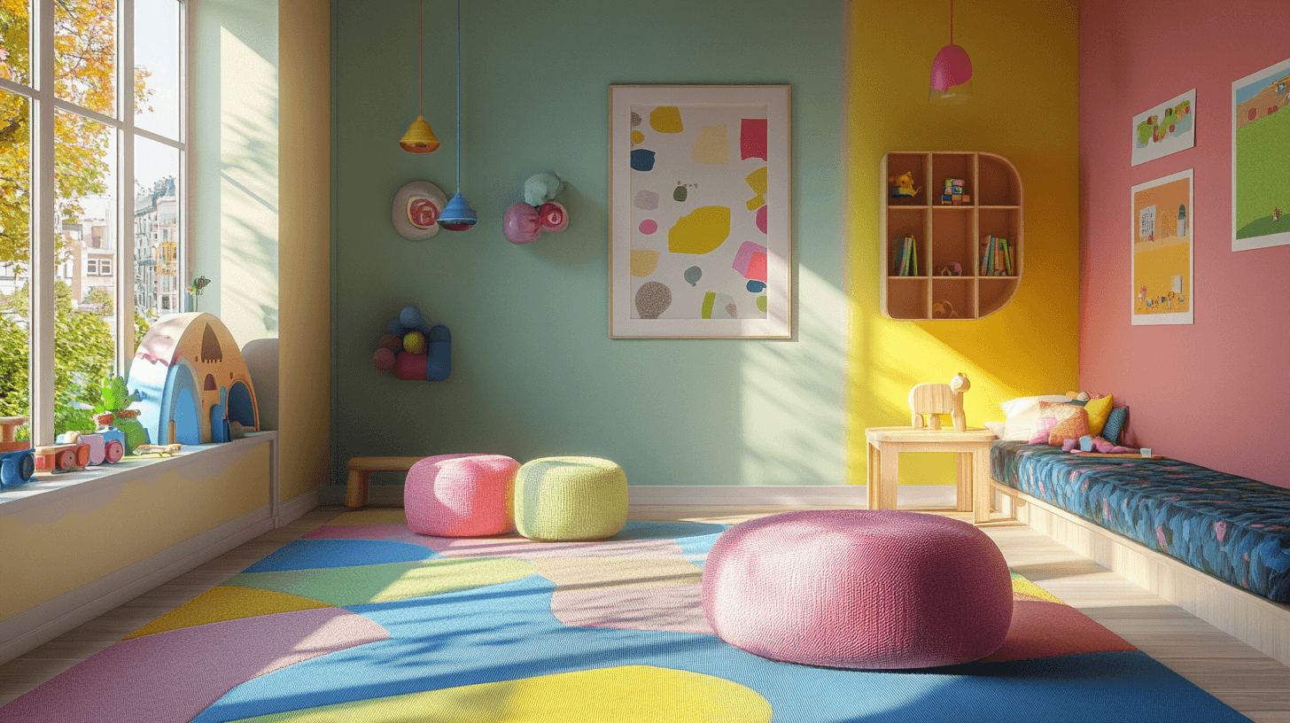 Bunte Wände im Kinderzimmer: Kreativität durch Farben fördern