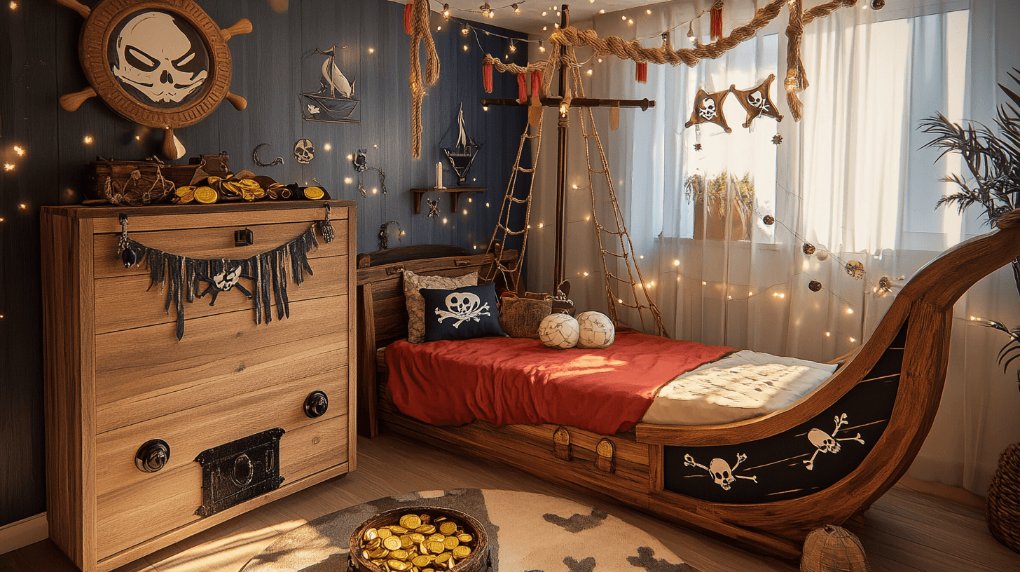 Kinderzimmer im Piratenlook: Abenteuerliche Gestaltungsideen