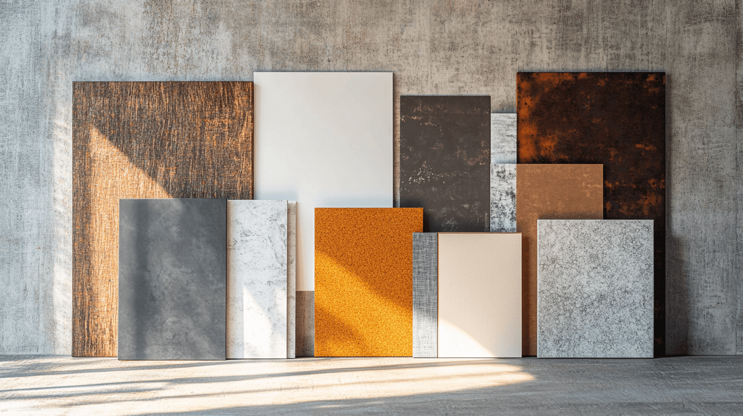 Materialien und Techniken für Wandbilder und Drucke
