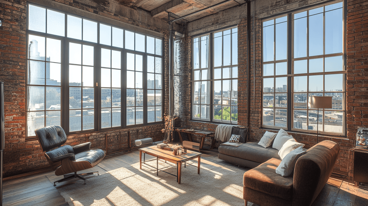 Möbel und Dekoration im Urban Loft