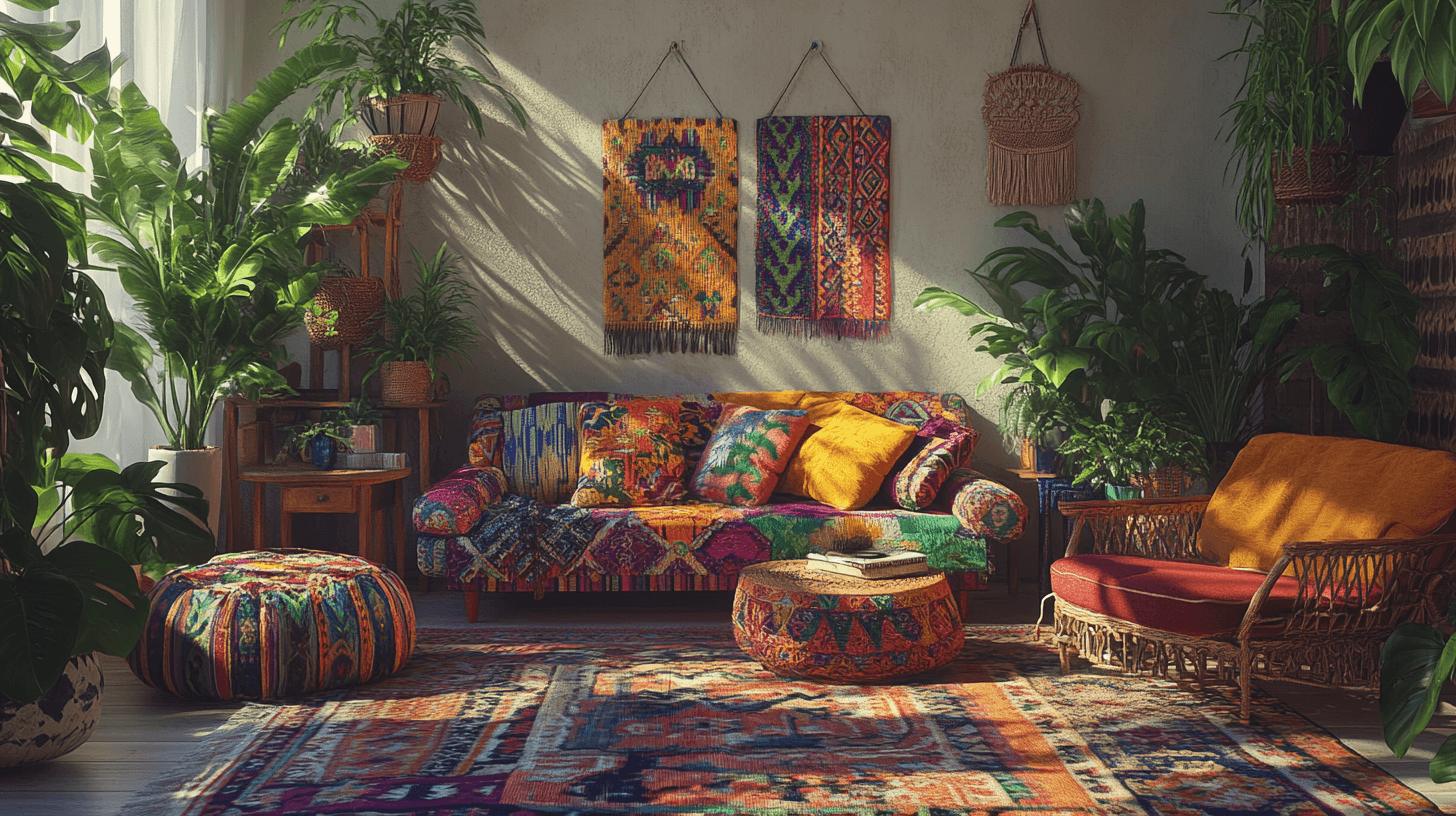 Colorful Boho: Lebendige Farben im Boho-Stil