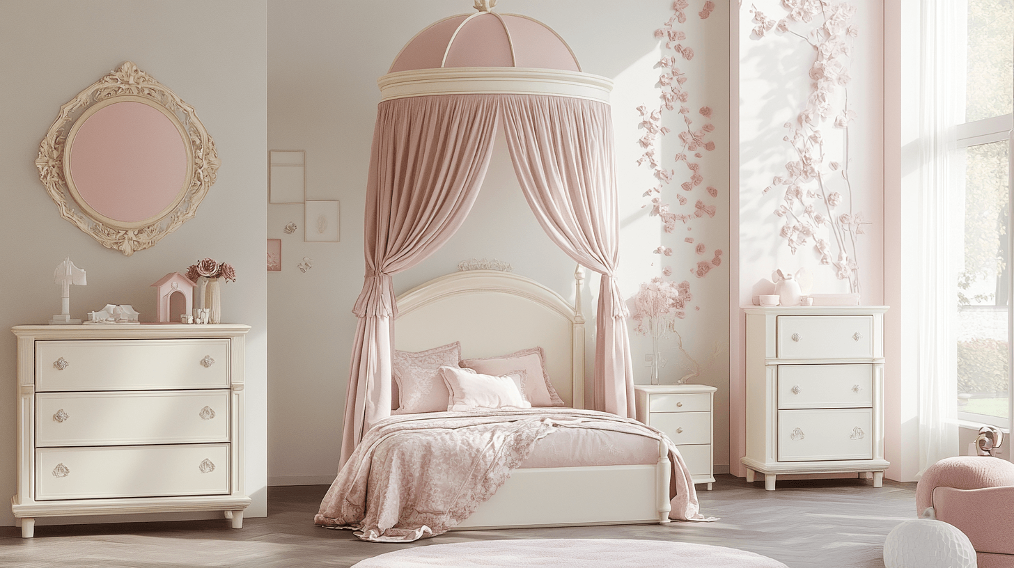 Kinderzimmer im Prinzessinnen-Stil: Ein Traum in Rosa