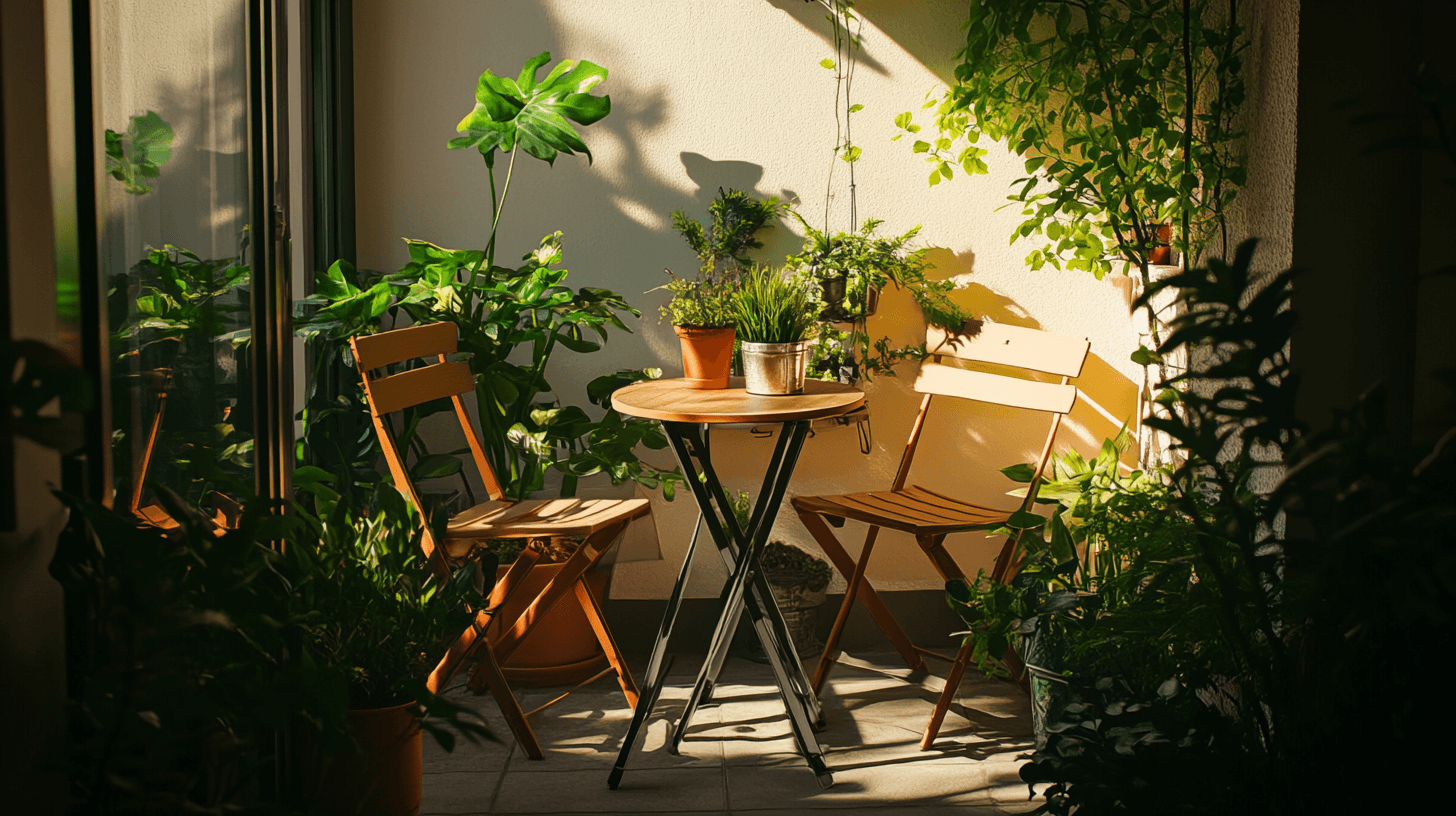 Terrassenmöbel für kleine Balkone: Platzsparend und gemütlich