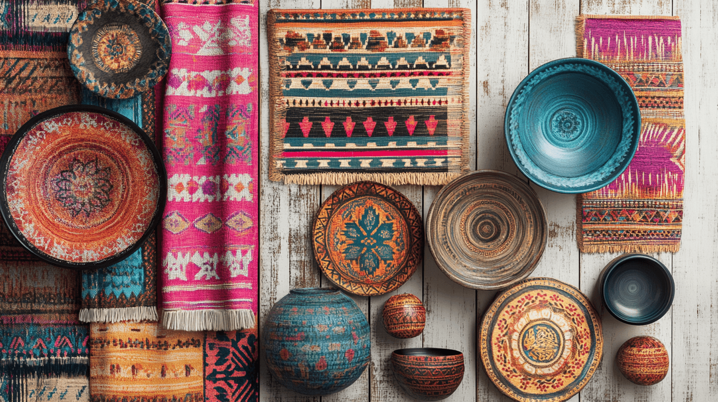 Dekoration im Ethno Chic: Farben, Muster und Materialien