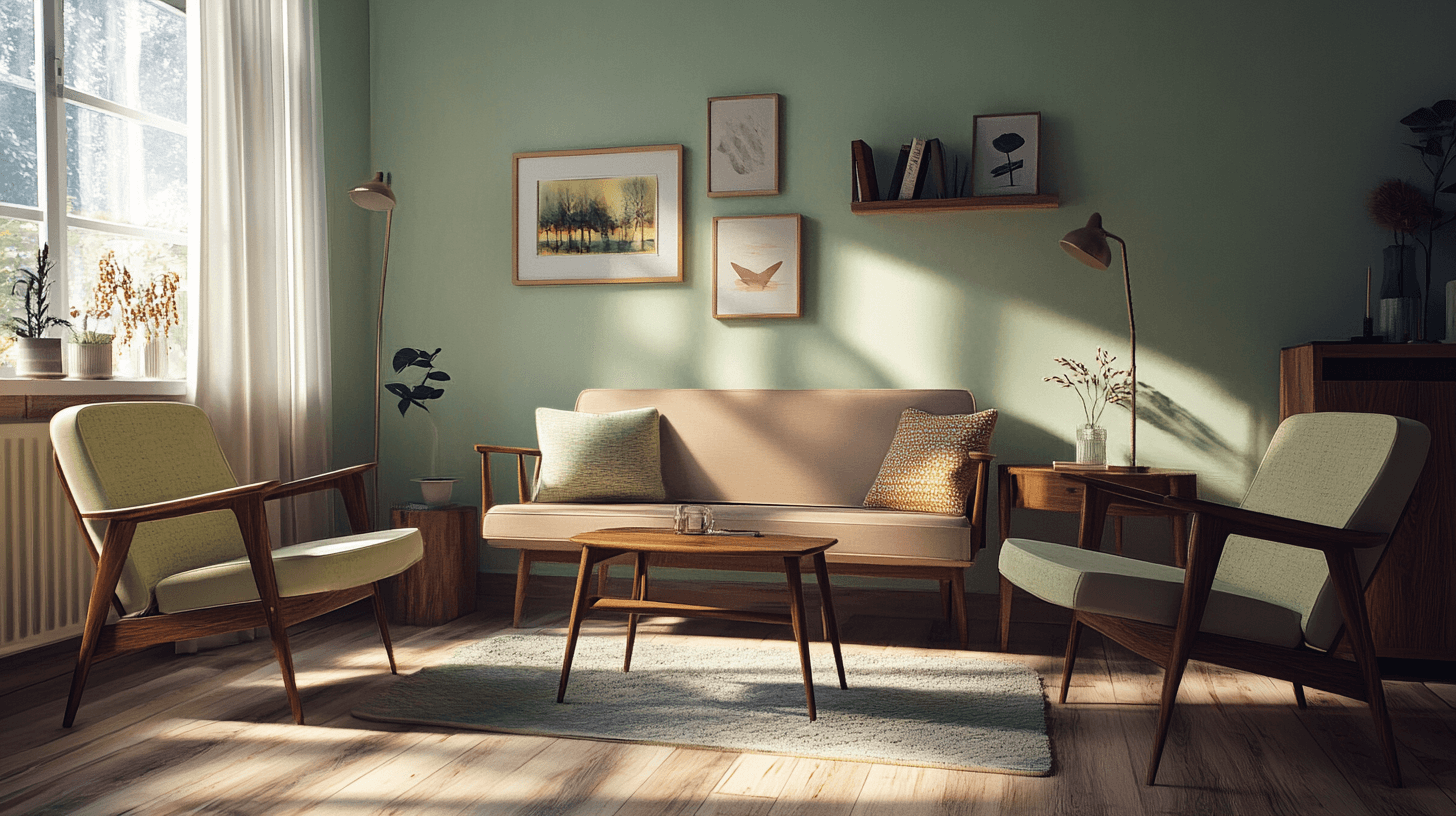 Möbel im Nordic Vintage Stil