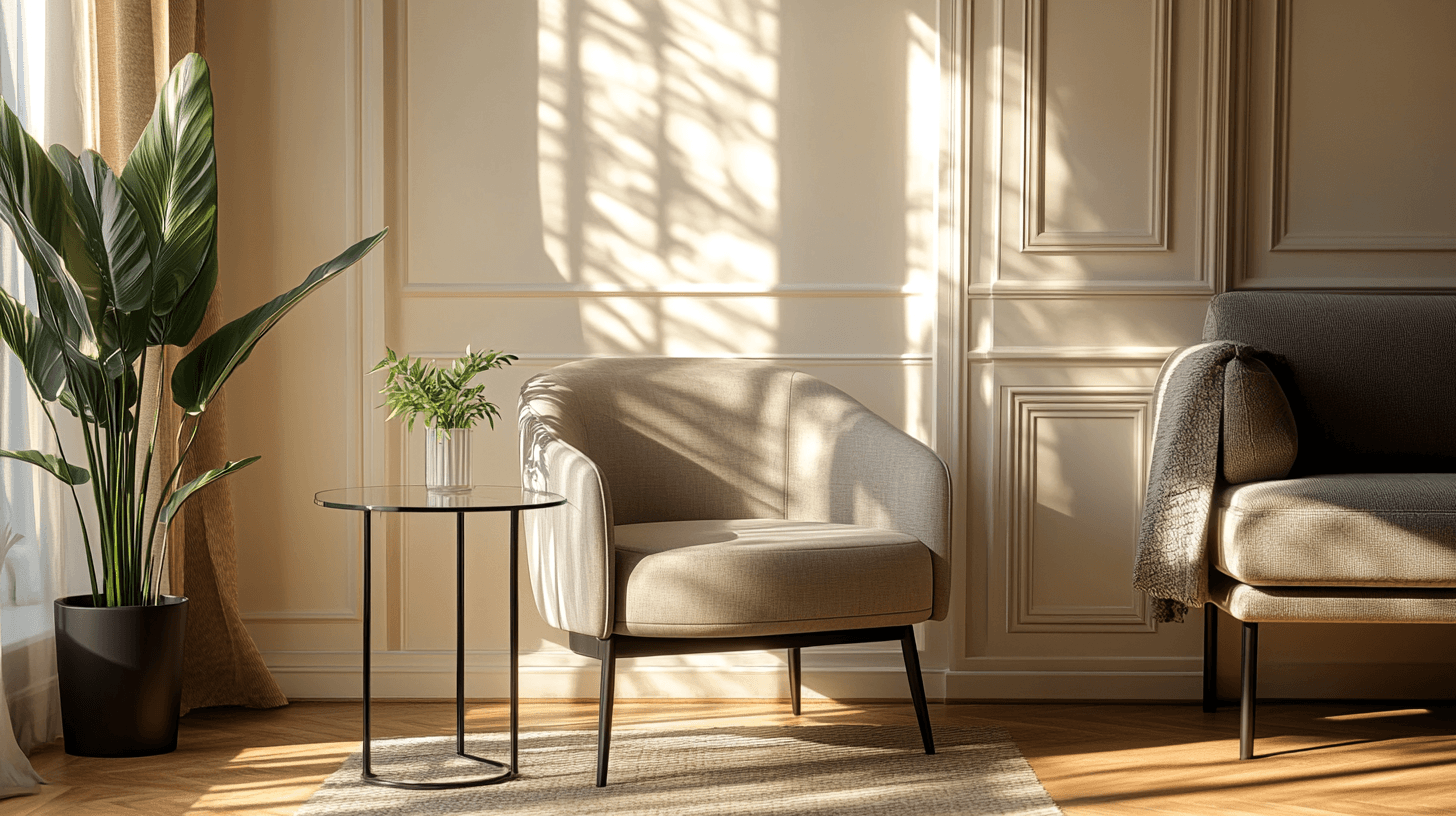 Elegante Akzente: Beistelltische aus Glas