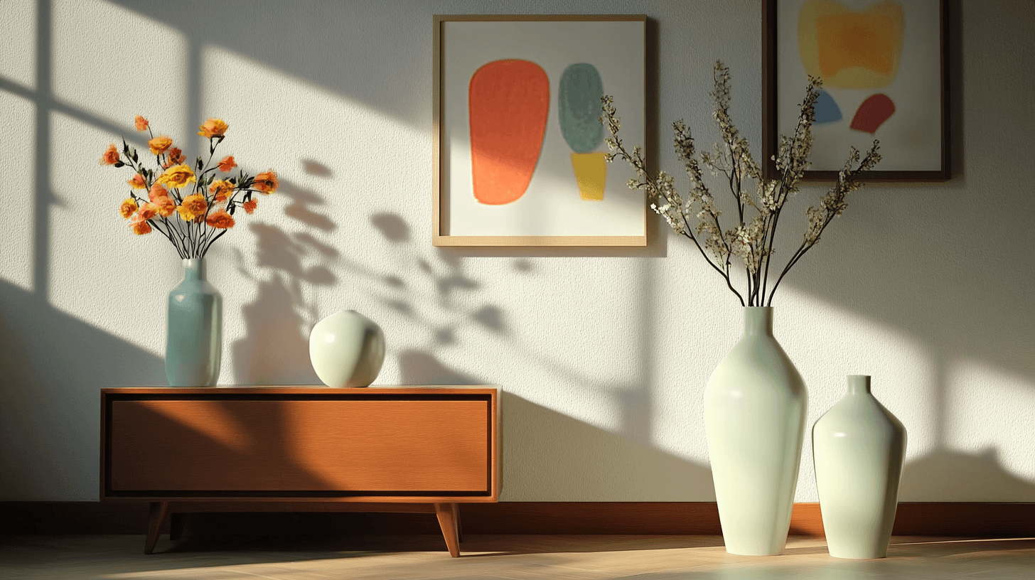 Dekorationstipps für ein Mid-Century-Wohnzimmer