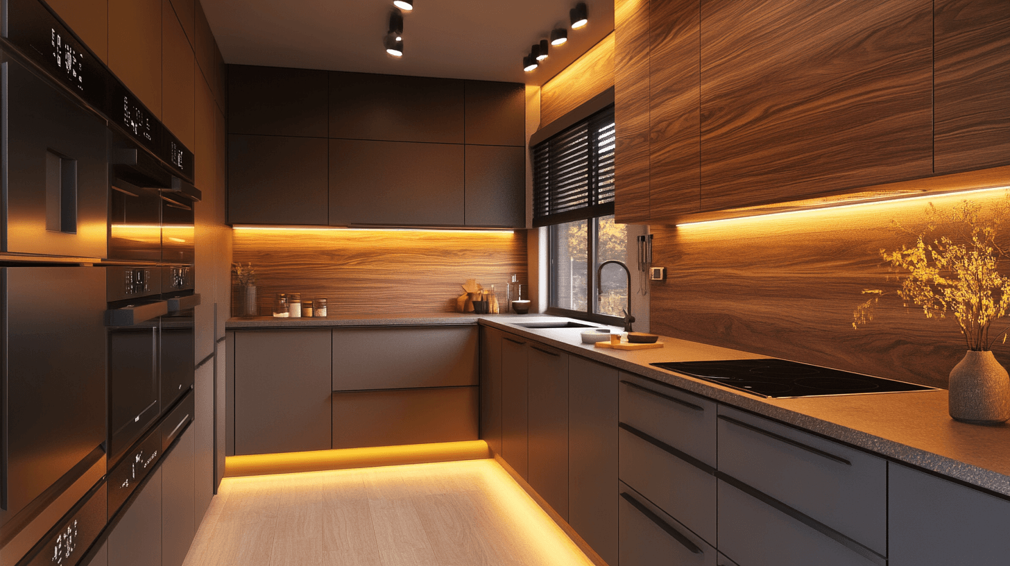 Moderne Küche mit Holz: Wärme und Stil vereinen