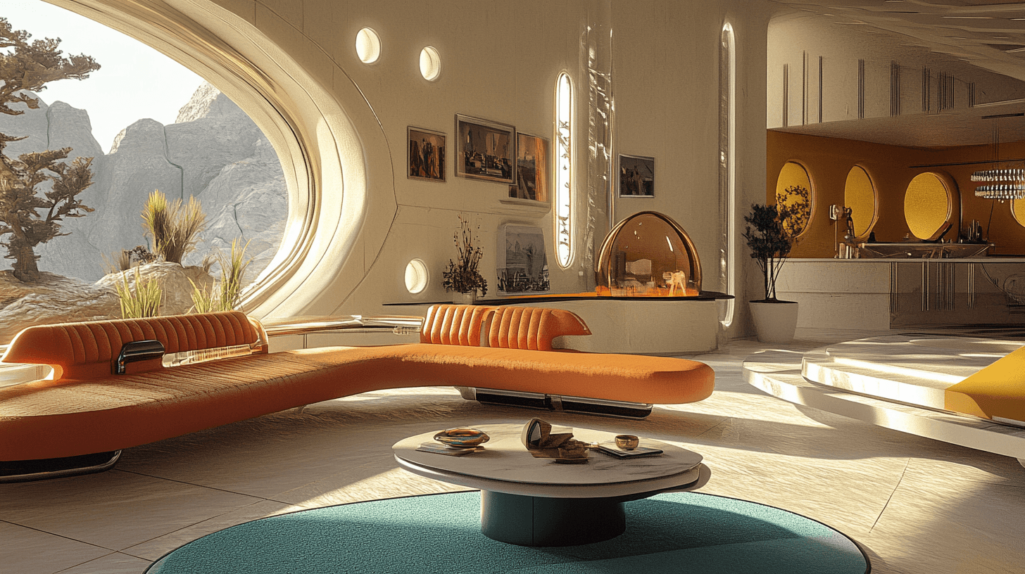Wohnstile im Retro Futurism
