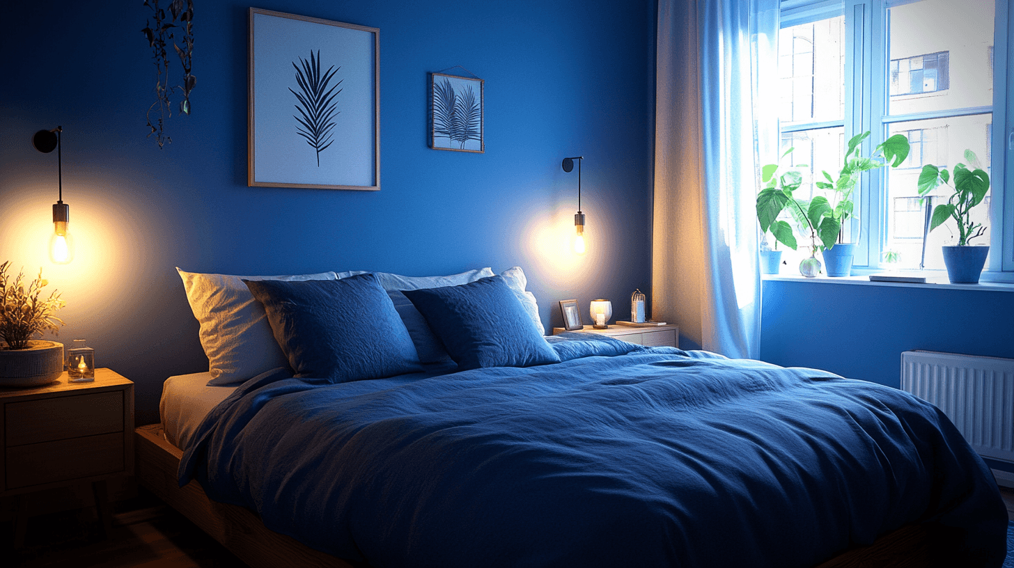 Die beruhigende Wirkung von Blau im Schlafzimmer