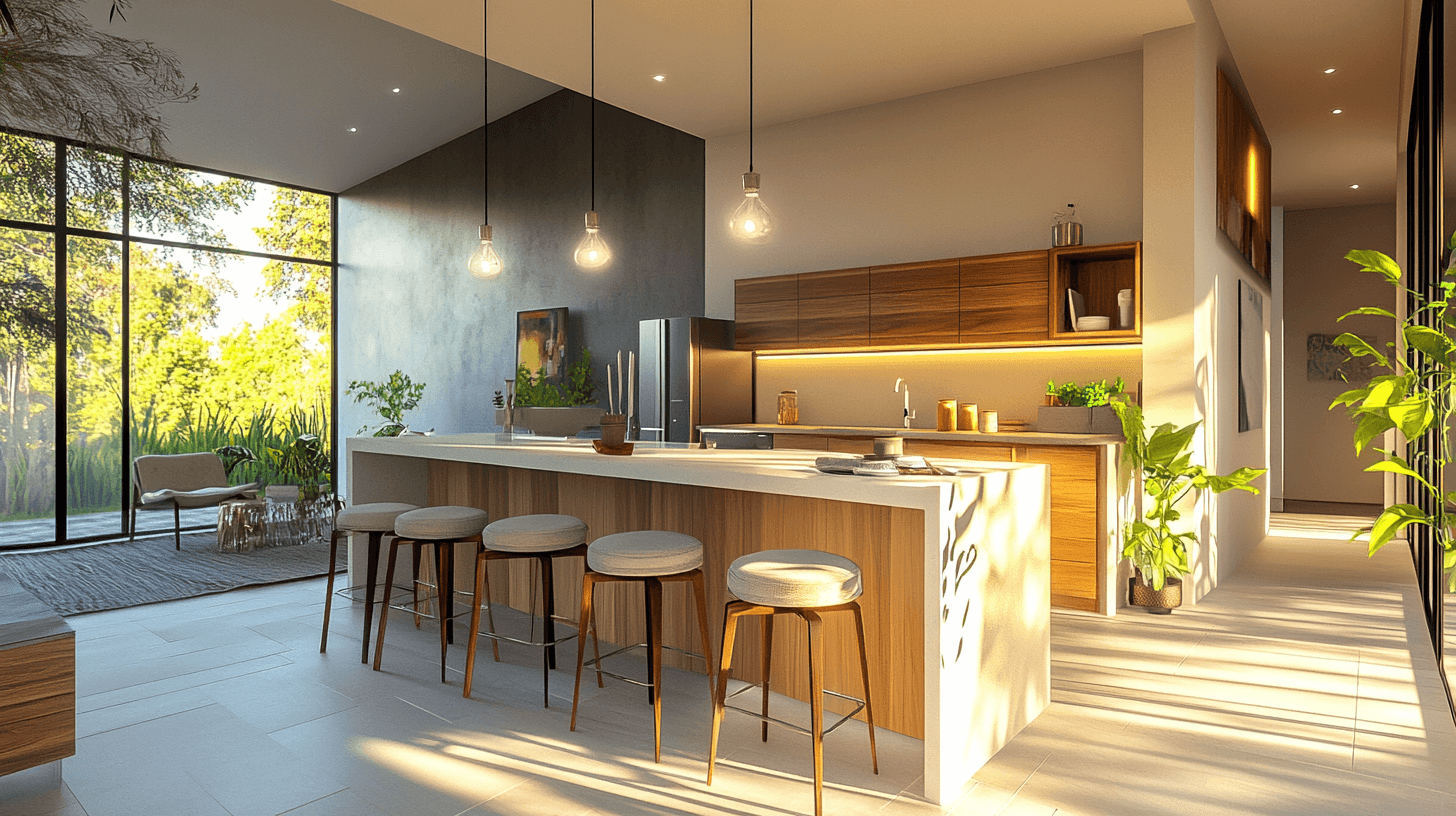 Designmöglichkeiten für Kücheninseln