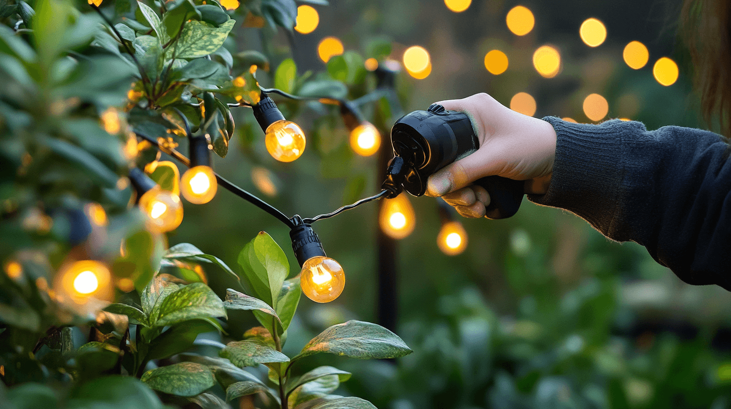 Pflege und Wartung von Gartenlichterketten