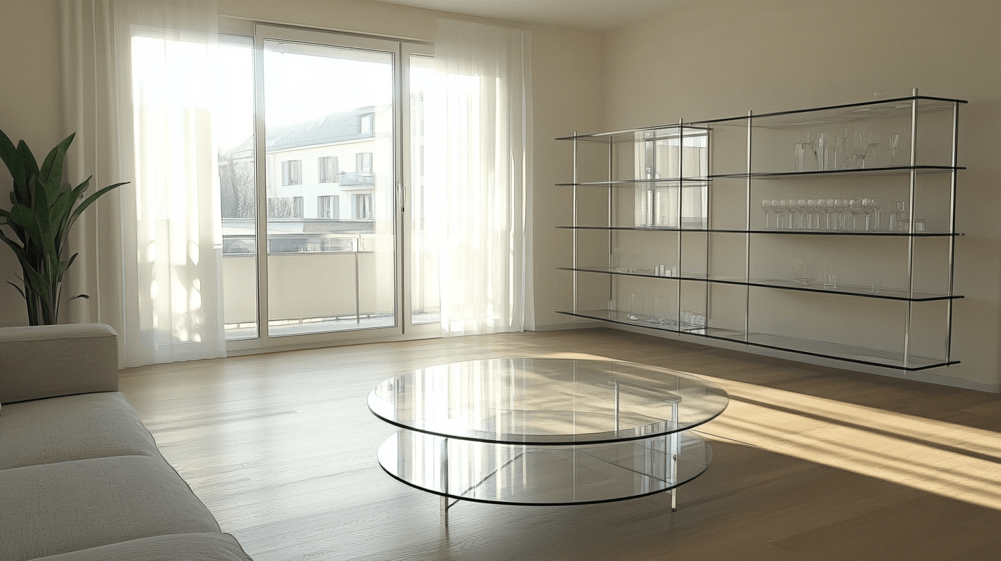 Glasmöbel: Transparente Leichtigkeit im Wohnbereich