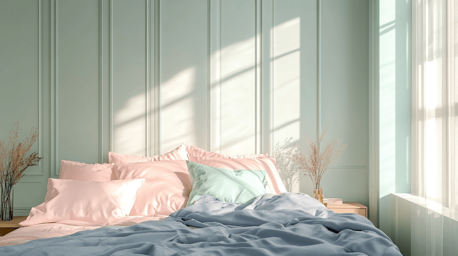 Die besten Pastellfarbkombinationen für dein Schlafzimmer