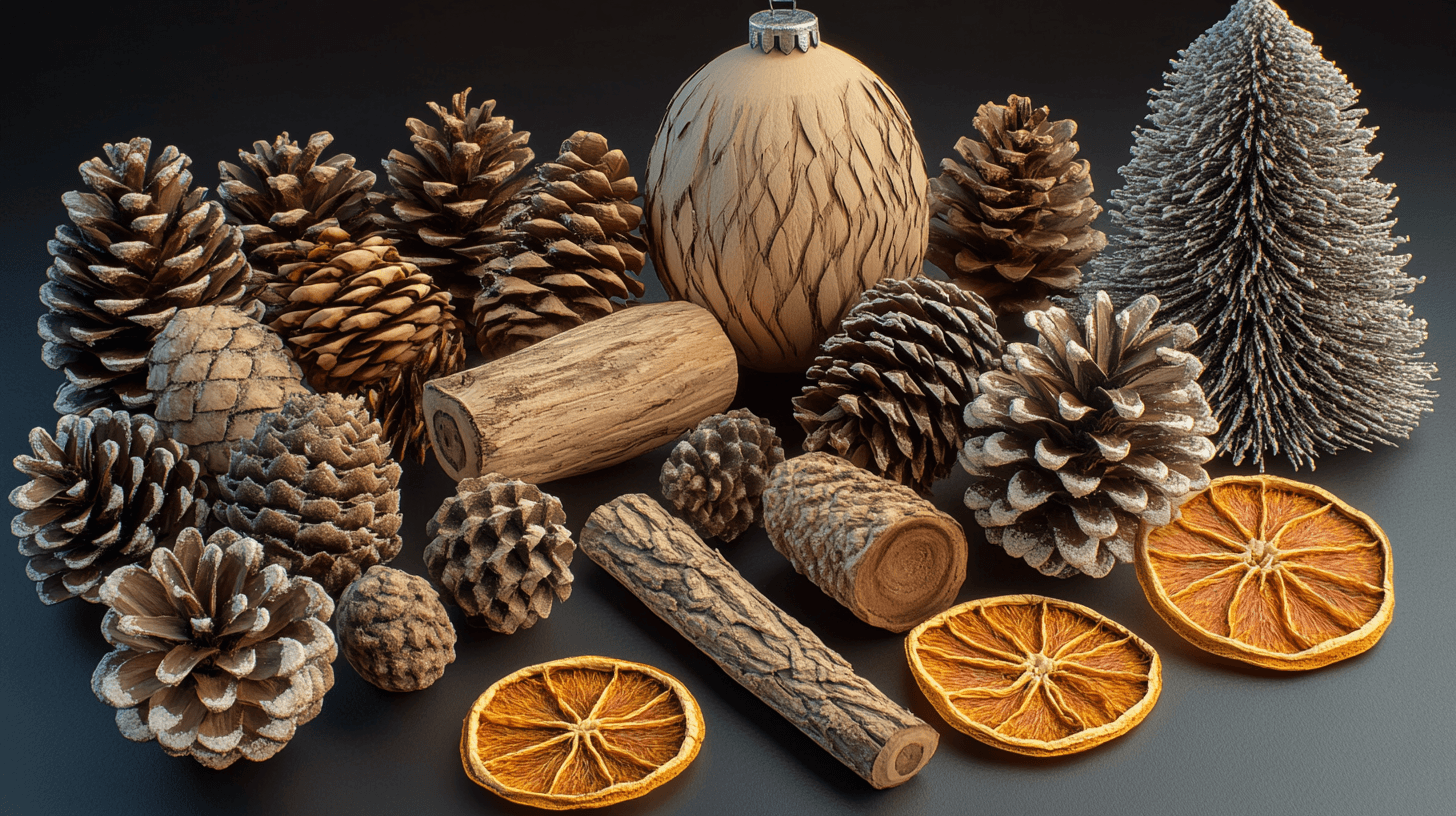 Natürliche Materialien für eine umweltfreundliche Weihnachtsdekoration