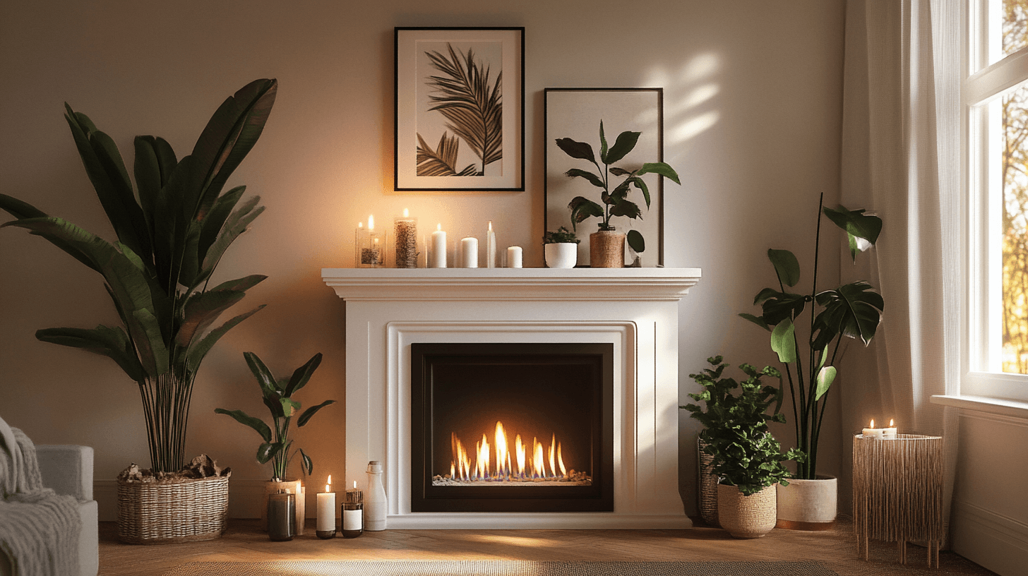 Dekorationsideen rund um den Kamin