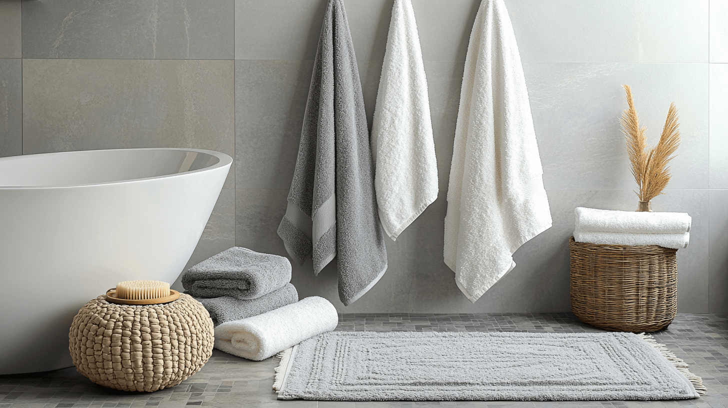 Textilien als Dekorationselemente im Badezimmer
