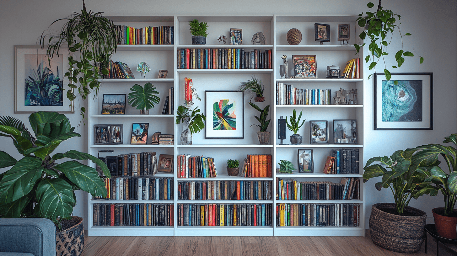 Kreative Dekoration für deine Bücher