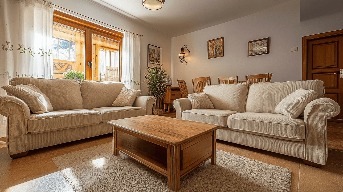 Beige und Holz: Natürliche Kombinationen für mehr Gemütlichkeit
