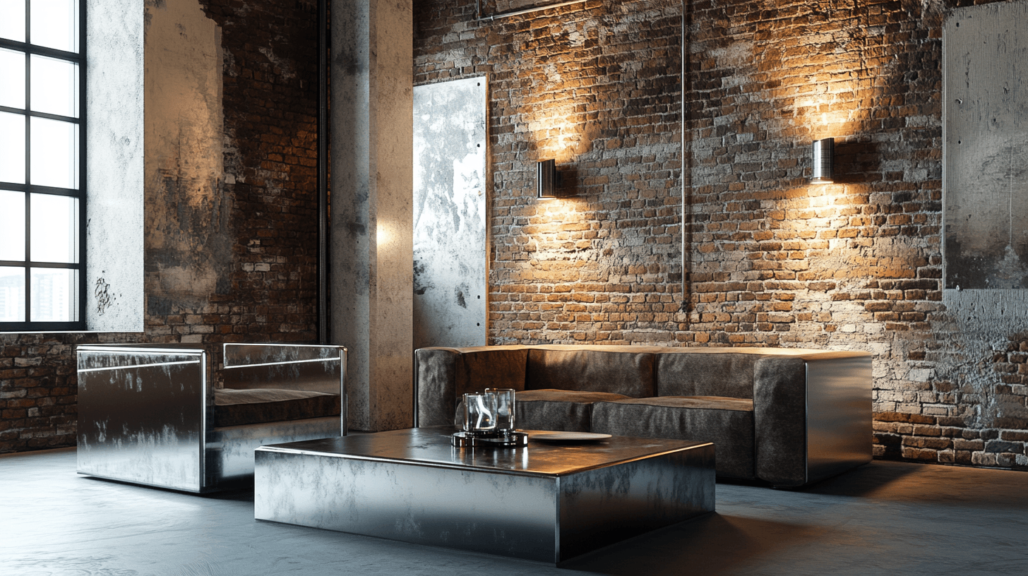 Dekorieren mit Metall: Industrial und modern