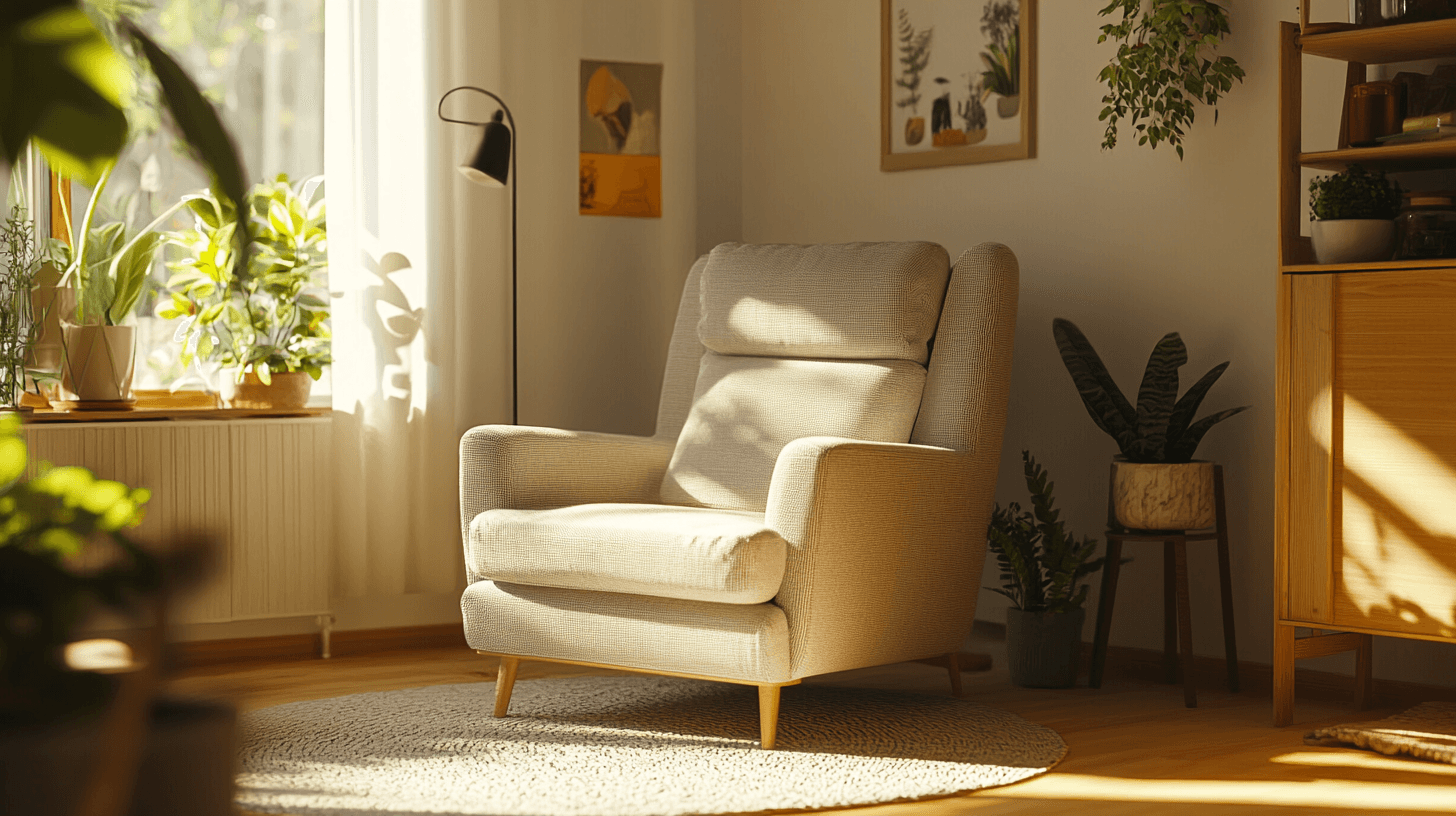Polstersessel im skandinavischen Stil: Minimalismus trifft Gemütlichkeit