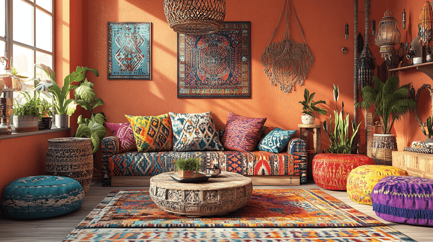 Maximalist Boho: Farben und Muster ohne Grenzen