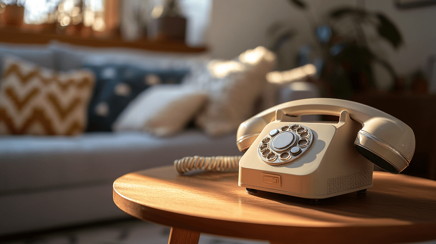 Retro trifft Moderne: Telefontische mit Charme