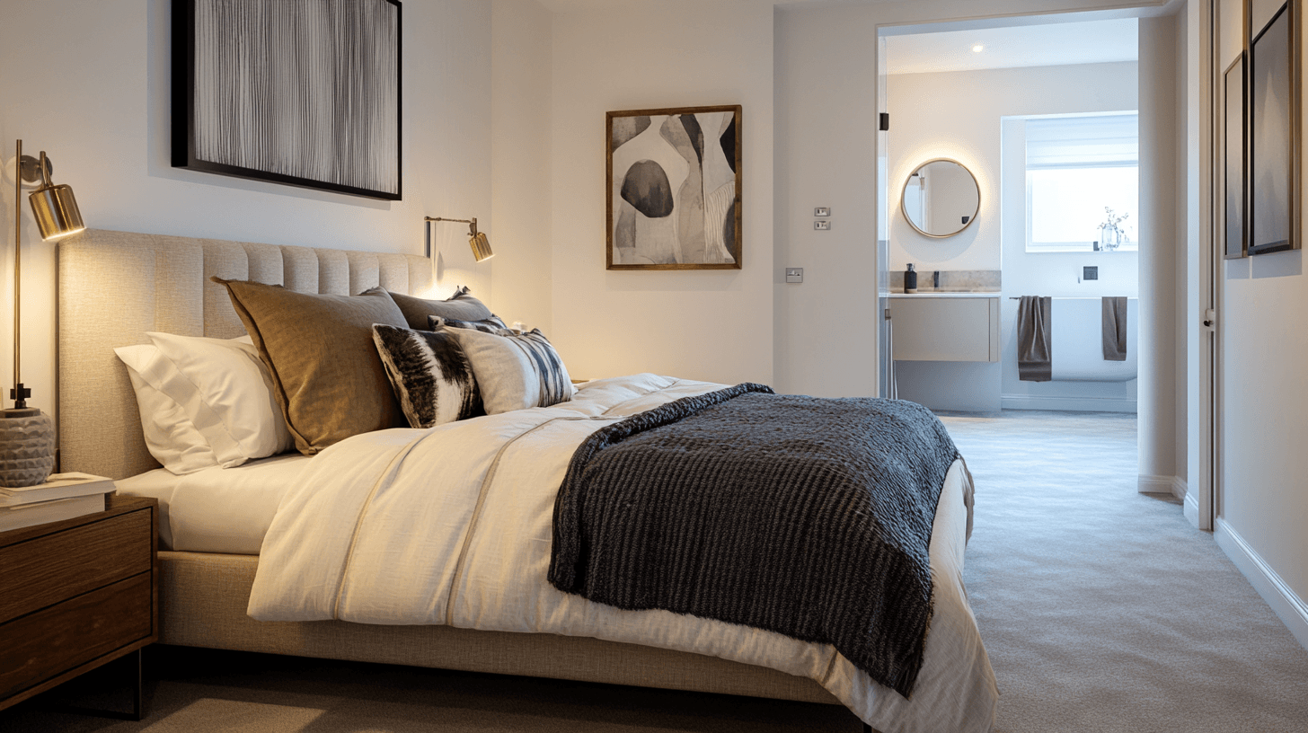 Schlafzimmer mit Bad en suite: Luxus und Komfort perfekt vereint
