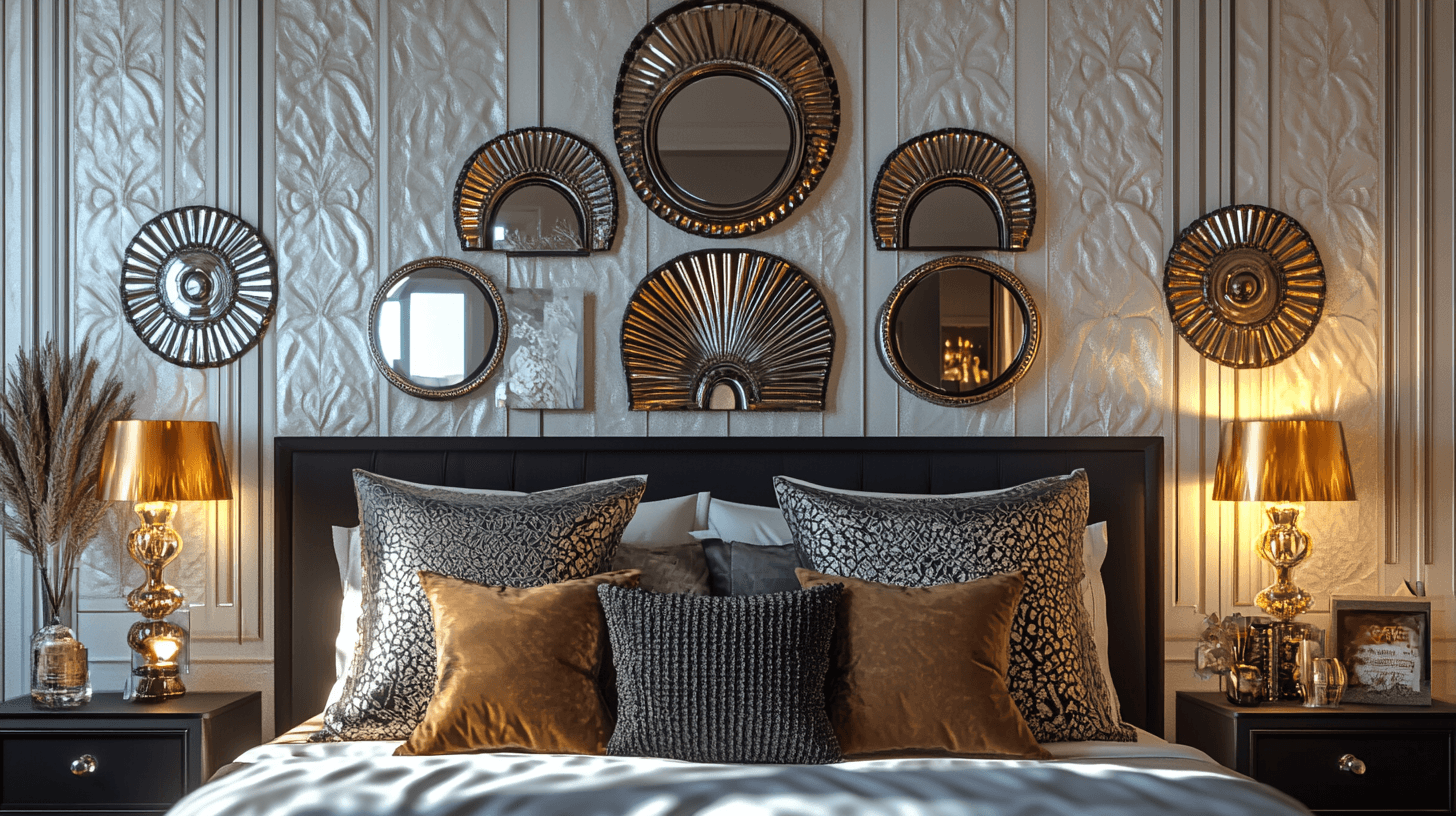 Dekoration im Art-Deco-Schlafzimmer: Glamouröse Akzente setzen