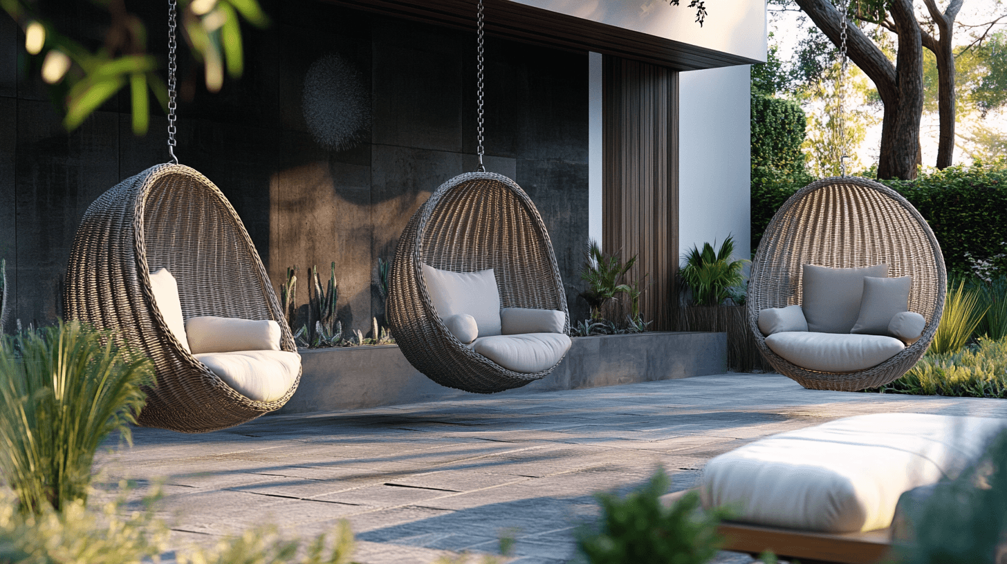 Innovative Sitzlösungen: Hängesessel und Loungemöbel