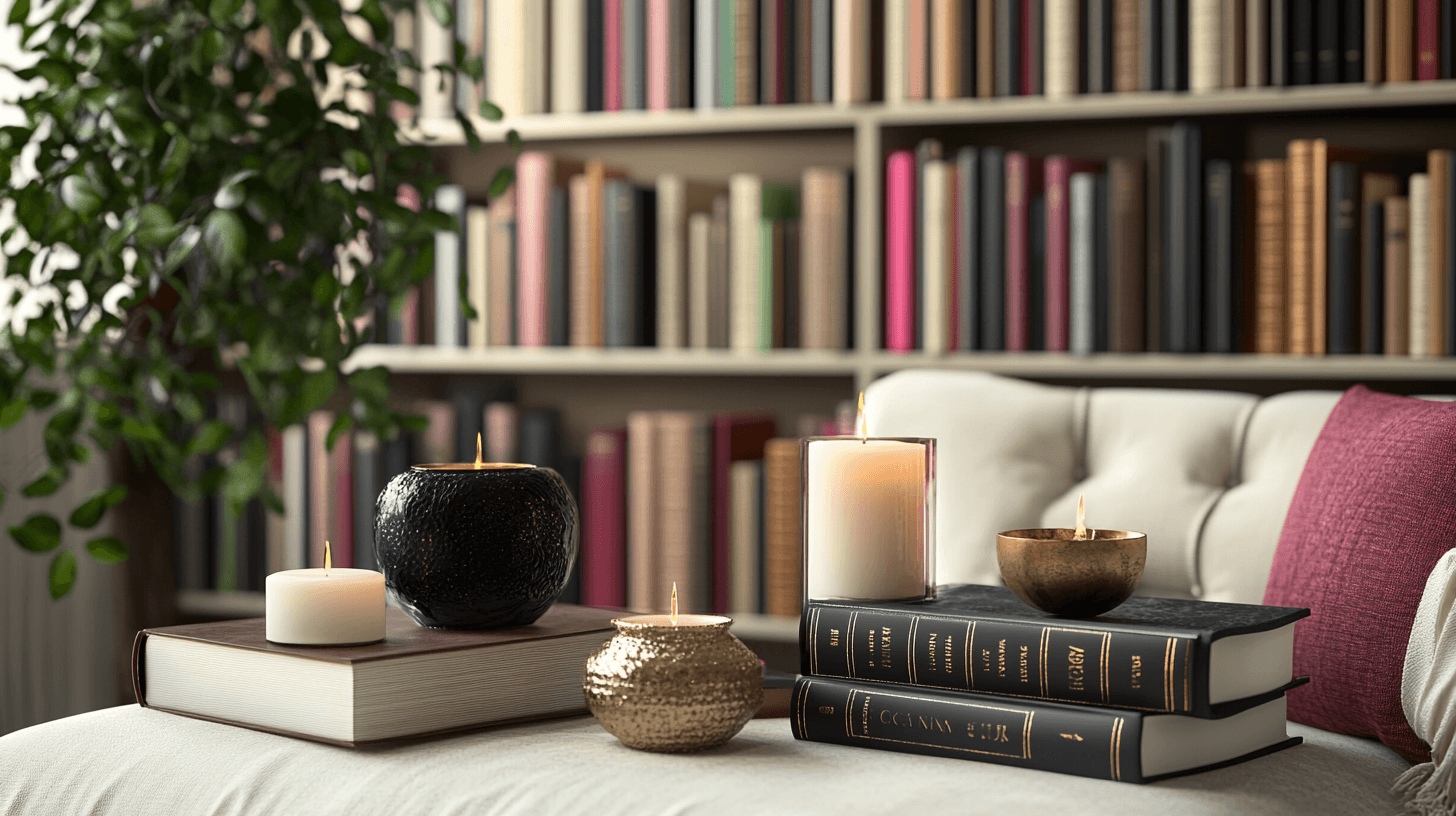 Dekoration und Accessoires für die Bibliothek