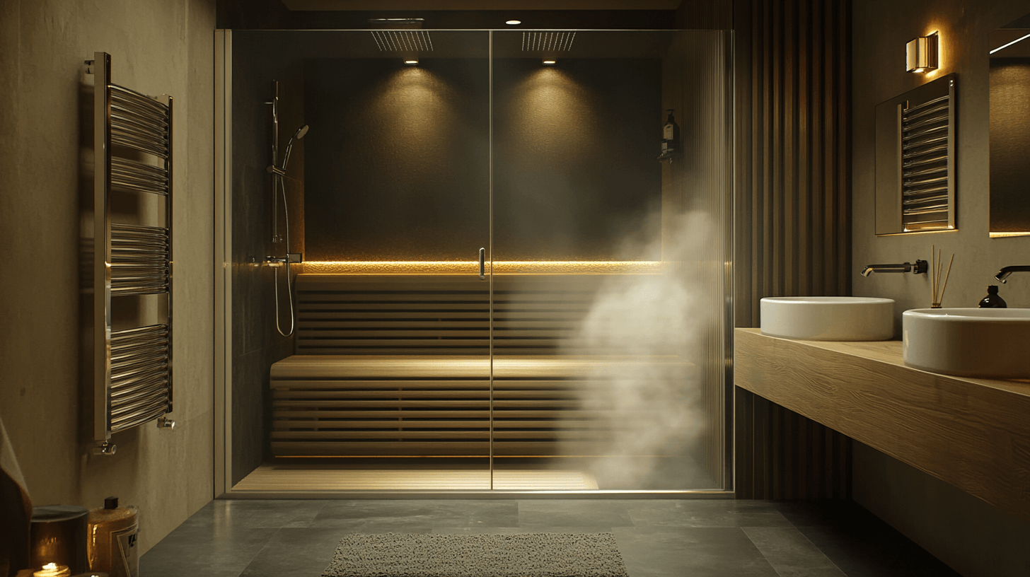 Bad mit integrierter Sauna: Wellness zuhause erleben