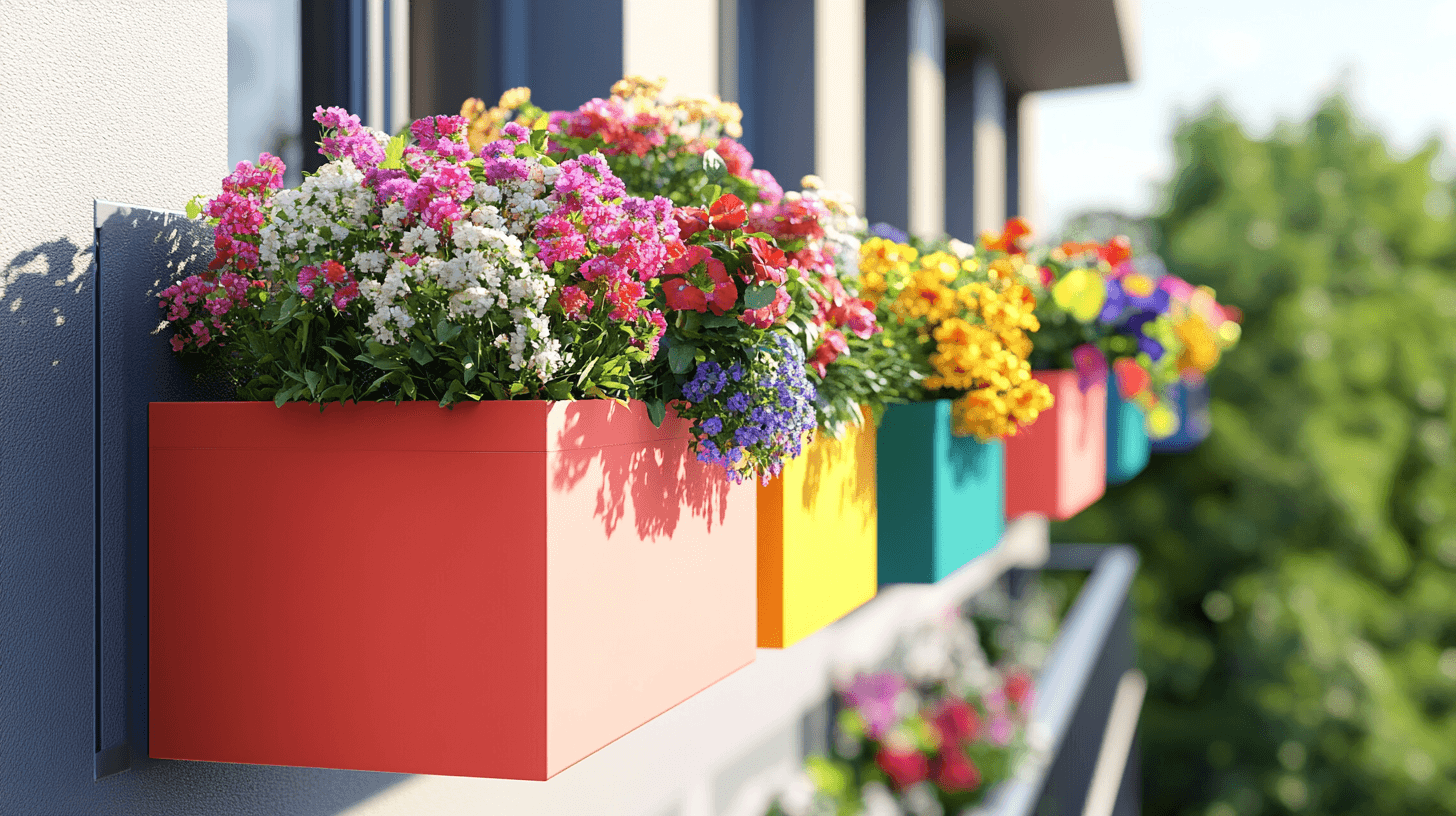 Blumenkästen als Dekoelement: Frische Blumen für Balkon und Fenster