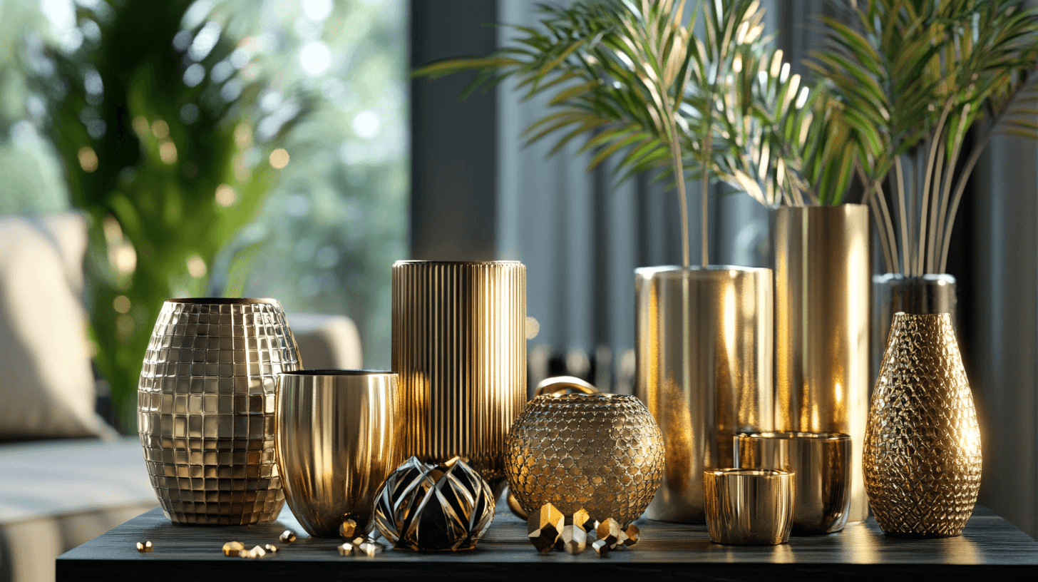 Dekorative Accessoires in Gold: Kleine Details mit großer Wirkung