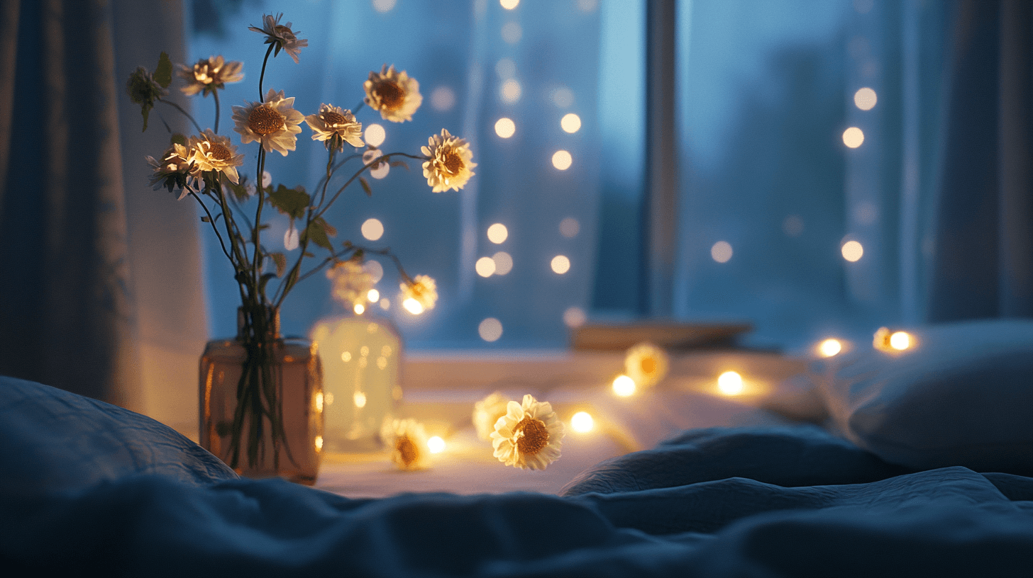 Lichterketten im Schlafzimmer: Romantische Akzente setzen