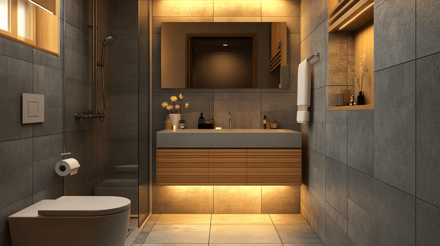 Farbkonzepte und Materialien für das Badezimmer
