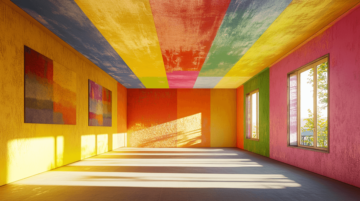Die Wirkung von Farben an der Decke